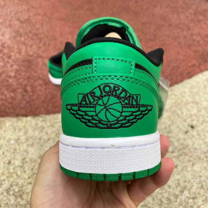 Air Jordan 1 Low Lucky Green Black Low-Top Sneaker 553558-065