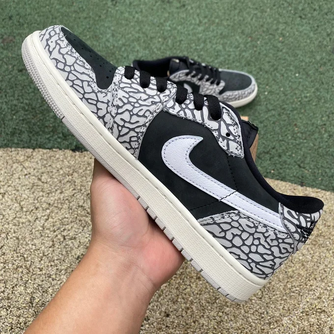 Air Jordan 1 Low Black Gray CZ0790-001