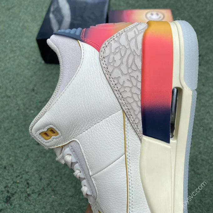 J Balvin x Air Jordan 3 Rainbow Sneaker FN0344-901