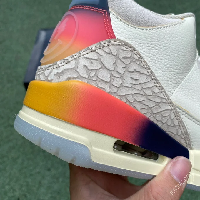 J Balvin x Air Jordan 3 Rainbow Sneaker FN0344-901