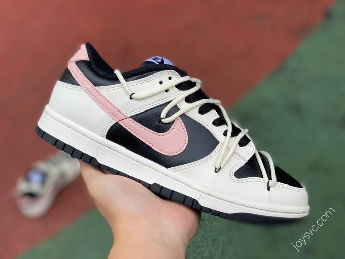 Nike Dunk Low White Black Pink FD1232-001