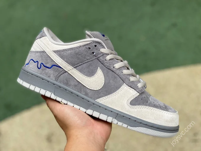 Nike SB Dunk Low Pro White Grey Suede 308269-111