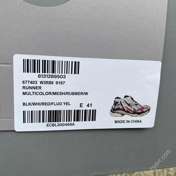 Balenciaga Runner 7.0 Grey Red White