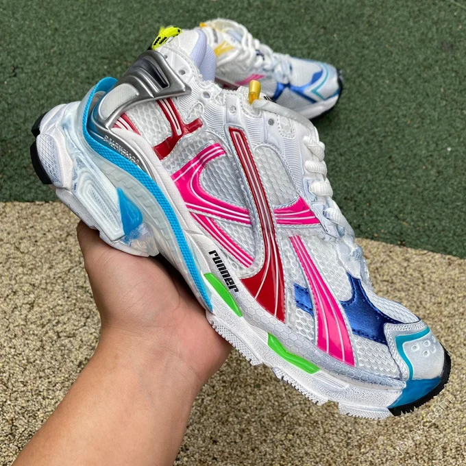 Balenciaga Runner 7.0 Blue Pink White