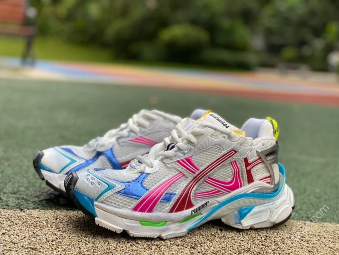 Balenciaga Runner 7.0 Blue Pink White