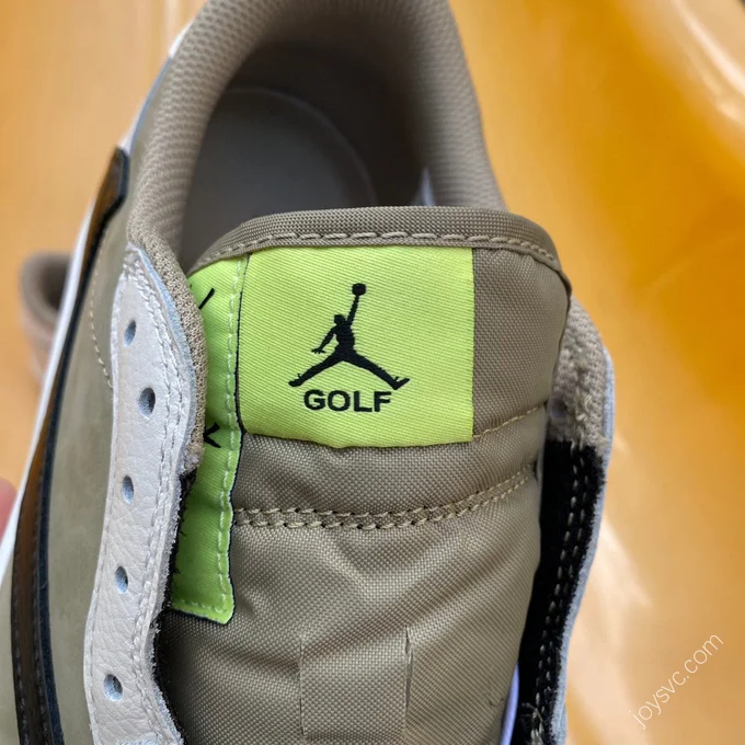 Travis Scott x Air Jordan 1 Low Golf Green Sneakers FZ3124-2