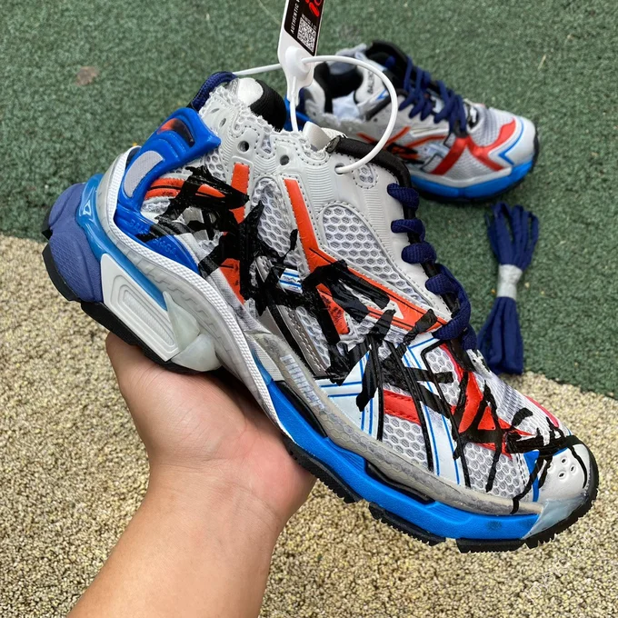 Balenciaga Runner 7.0 Blue Red Grey