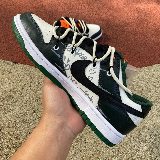 Nike Dunk Low White Green Orange DD1391-300