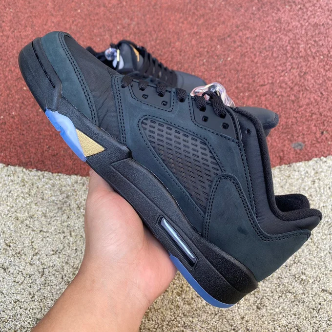 Air Jordan 5 Low Black Gold DJ1094-001