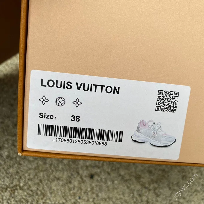 LOUIS VUITTON BUn 55 White Pink