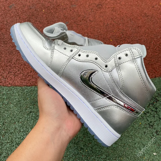 Air Jordan 1 Golf Liquid Silver FD6815-001