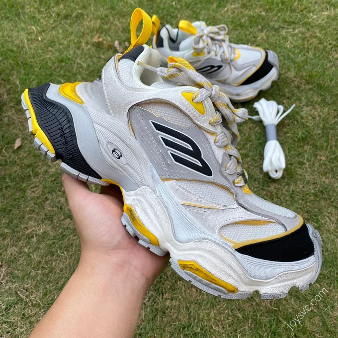 Balenciaga Cargo Silver Yellow White