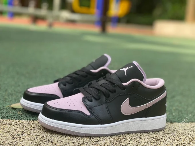 Air Jordan 1 Low Black Pink Purple DV1333-051