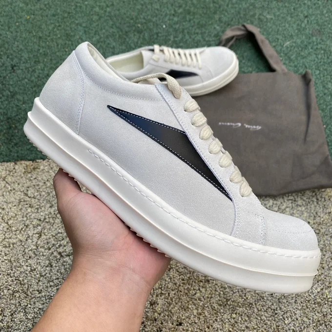 Rick Owens White Low-Top