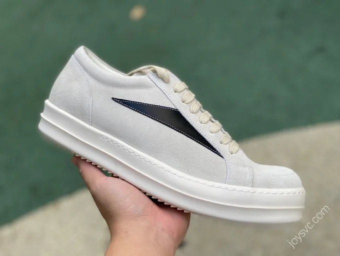 Rick Owens White Low-Top