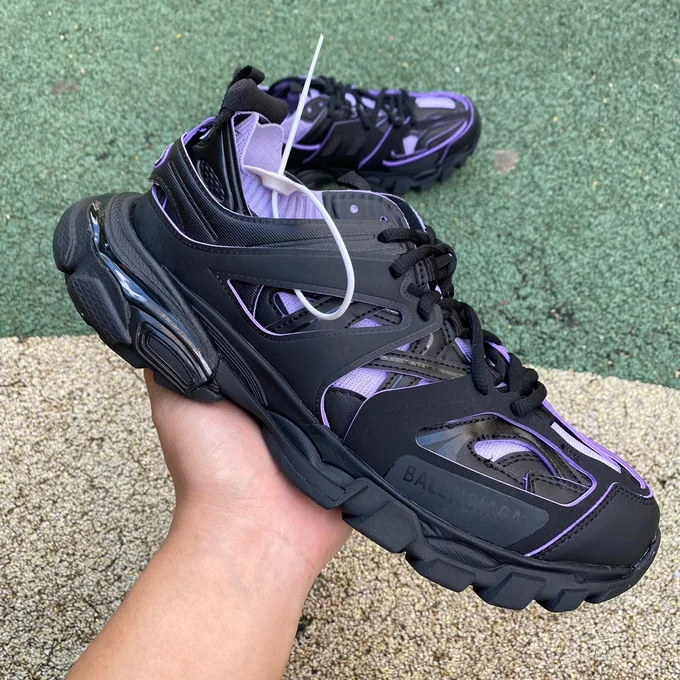 Balenciaga Triple S Purple Black