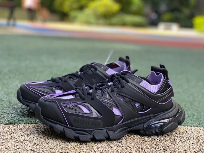 Balenciaga Triple S Purple Black