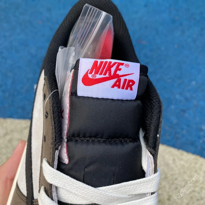 Travis Scott x Air Jordan 1 Low White Brown Black Hook DM7866-717