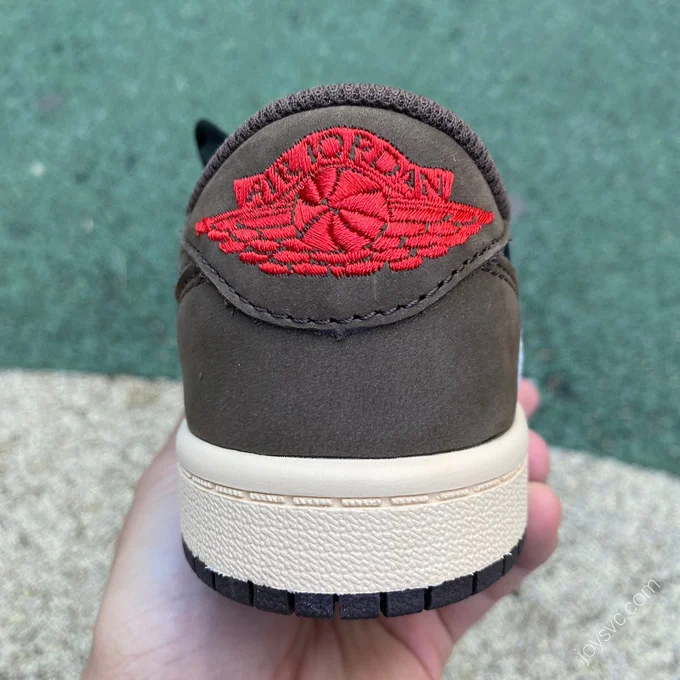 Travis Scott x Air Jordan 1 Low Brown Kids CQ4277-001