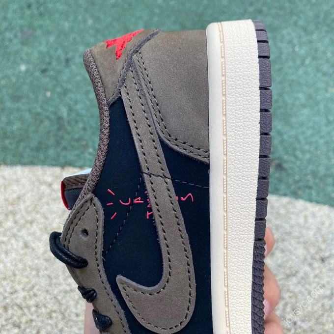 Travis Scott x Air Jordan 1 Low Brown Kids CQ4277-001