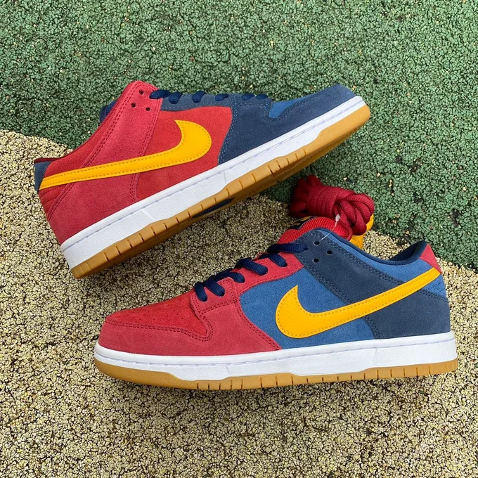 Nike SB Dunk Low Pro PRM Red Blue DJ0606-400