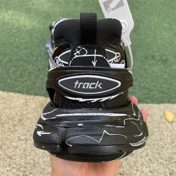 Balenciaga Triple S Graffiti Black