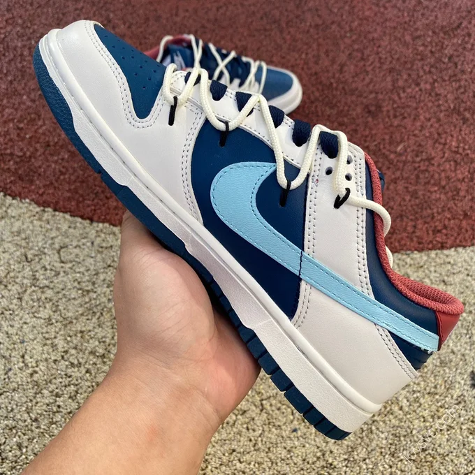 Nike Dunk Low White Blue Red DD1503-602