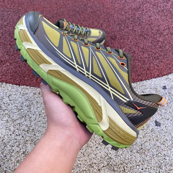 HOKA ONE ONE Mafate Speed 2 Running Shoes Yellow Green 1126851-DOGL