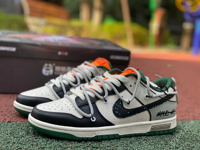 Nike Dunk Low Black White Green DD1391-300