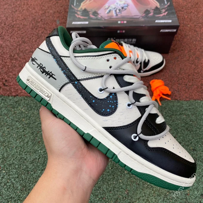 Nike Dunk Low Black White Green DD1391-300
