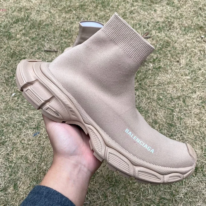 Balenciaga 3XL Sock Shoes Beige