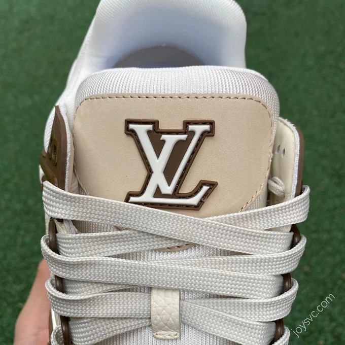 LOUIS VUITTON Trainer White Brown