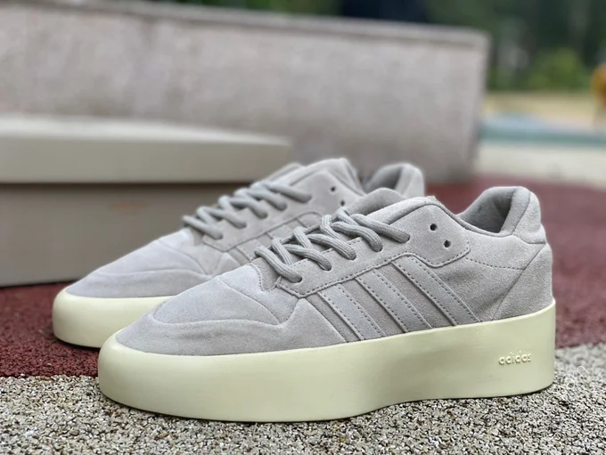 Fear of God x adidas Athletics Rivalry 86 Low Grey IE6682