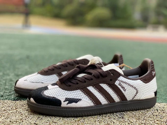 Adidas Samba Brown Black White ID6024