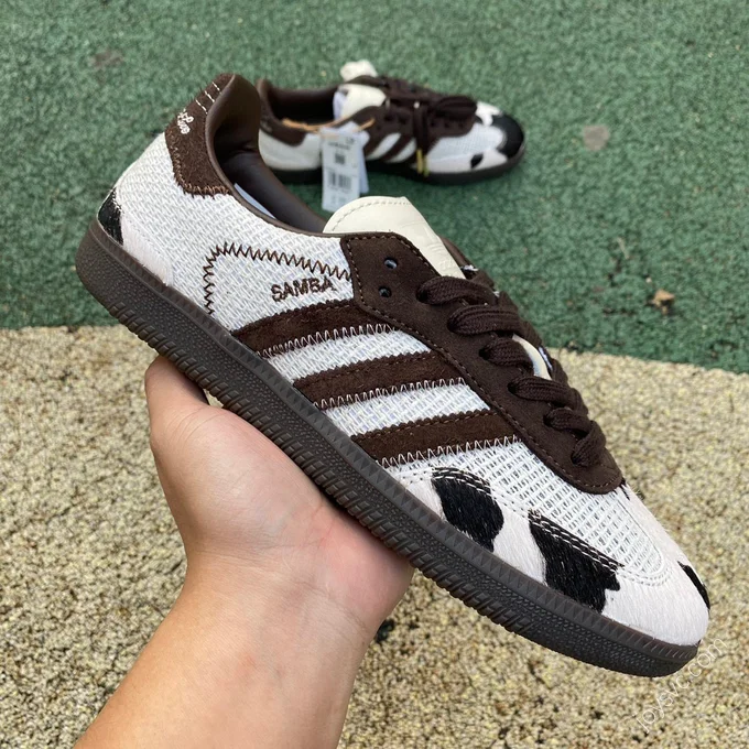 Adidas Samba Brown Black White ID6024