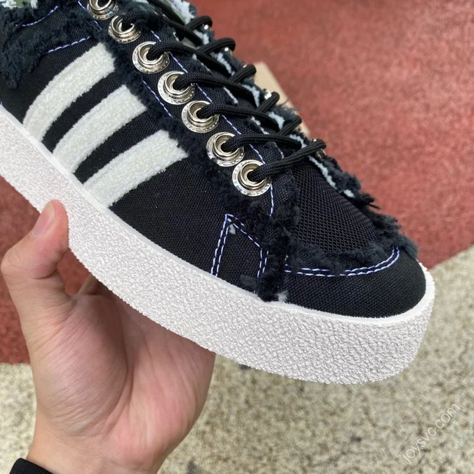 Song For The Mute x Adidas Campus 80s Black White ID4791