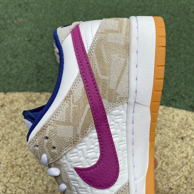 Rayssa Leal x Nike SB Dunk Low White Brown Pink FZ5251-001