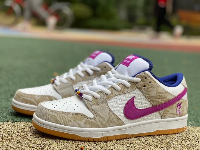 Rayssa Leal x Nike SB Dunk Low White Brown Pink FZ5251-001