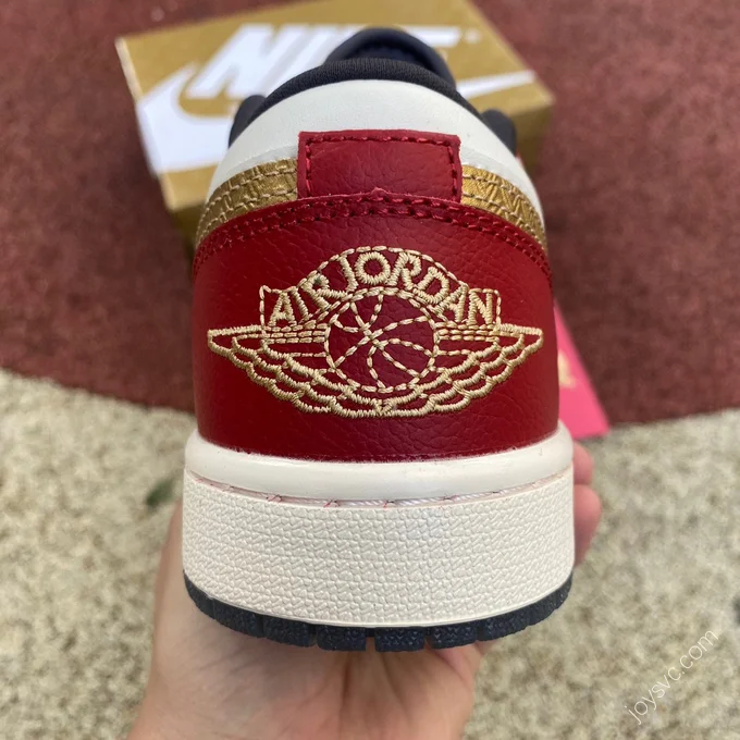 Air Jordan 1 Low CNY White Red Low-Top Sneaker FJ5735-100