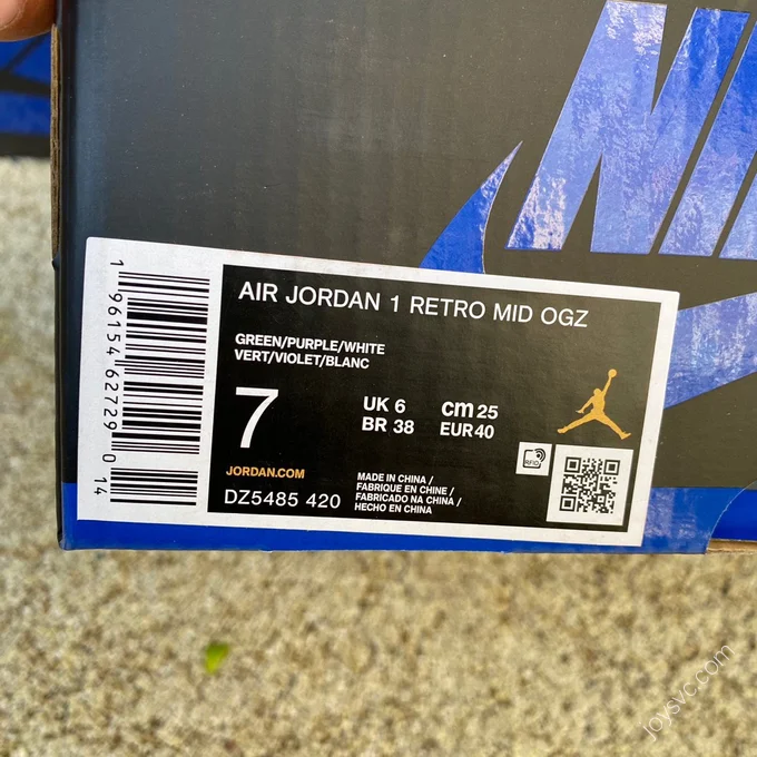 Zion Williamson x Air Jordan 1 OG Deep Blue High-Top Sneaker DX5485-420