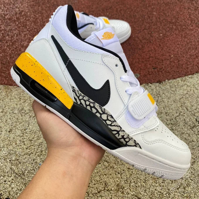 Air Jordan Legacy 312 White Yellow Black Low Low-Top Sneaker CD7069-107