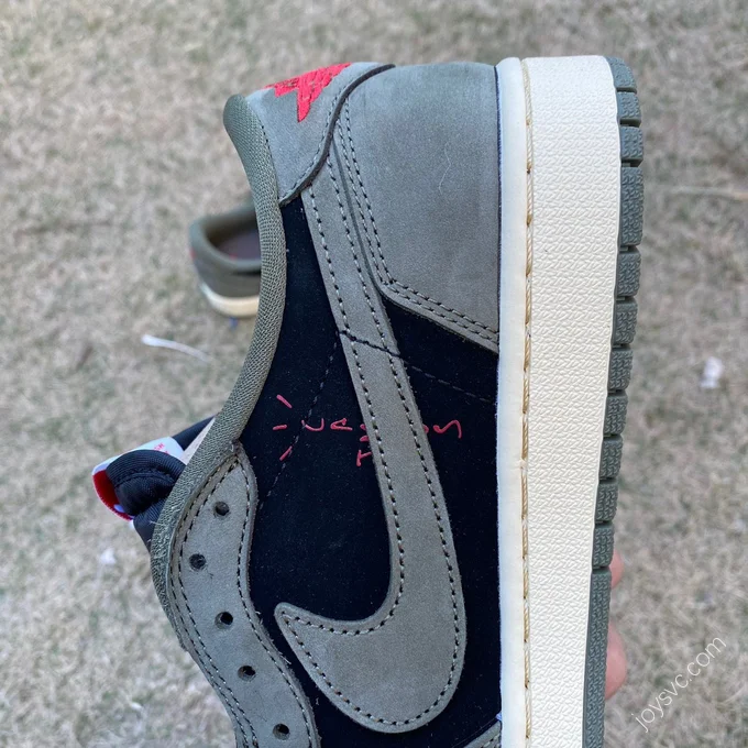 Travis Scott x Air Jordan 1 Low Golf White Green Black 7.0 DM7866-00