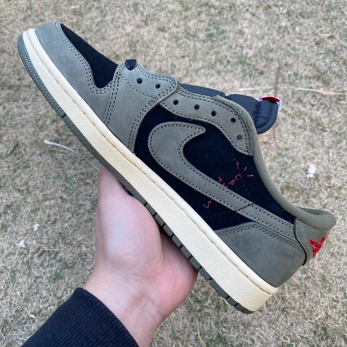 Travis Scott x Air Jordan 1 Low Golf White Green Black 7.0 DM7866-00