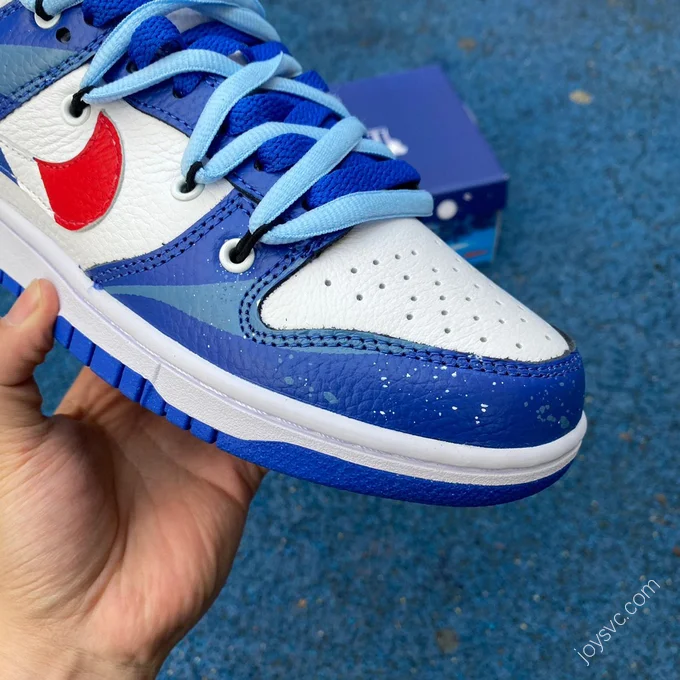 Nike Dunk Low White Blue Red FD9064-110