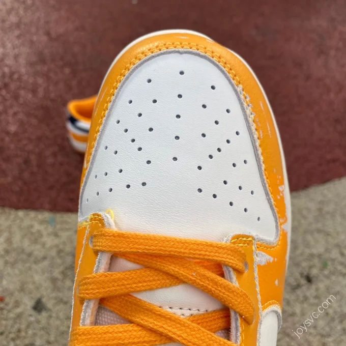 Nike SB Dunk Low Distressed White Orange FN3418-100