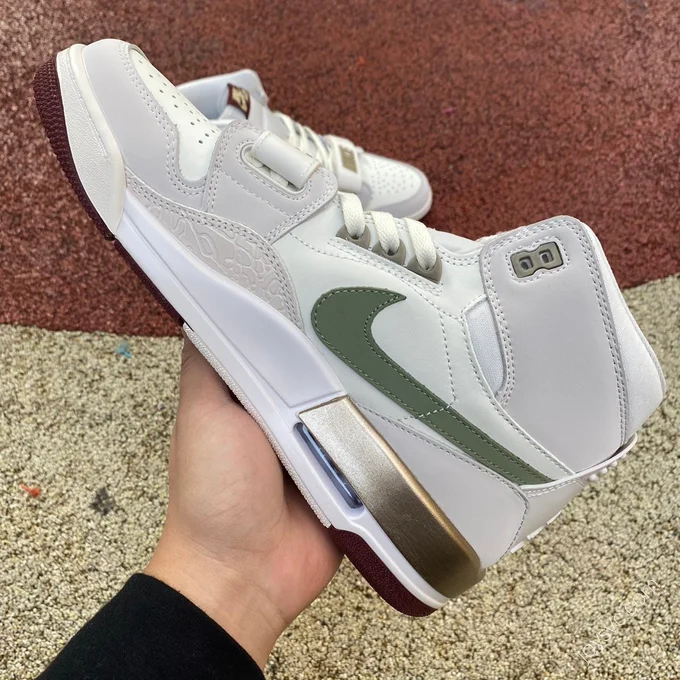 Air Jordan Legacy 312 White Green Grey High High-Top Sneaker HF0745-131