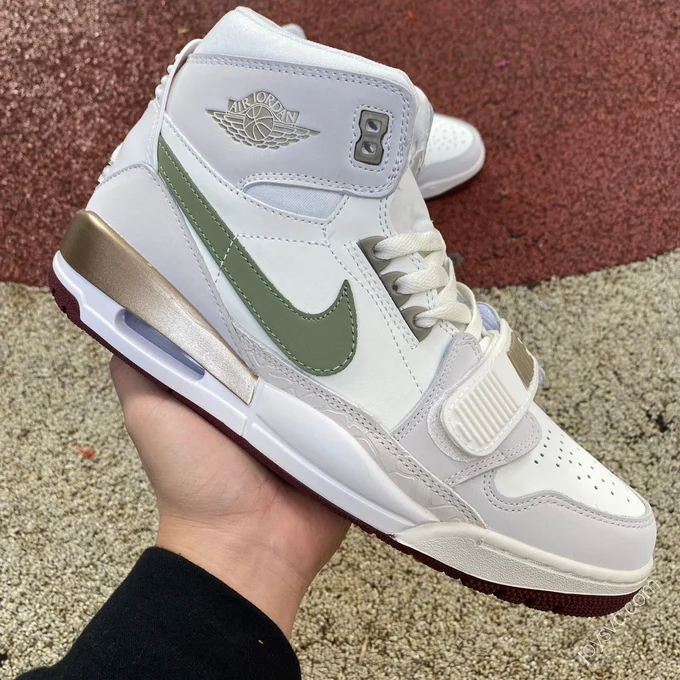 Air Jordan Legacy 312 White Green Grey High High-Top Sneaker HF0745-131