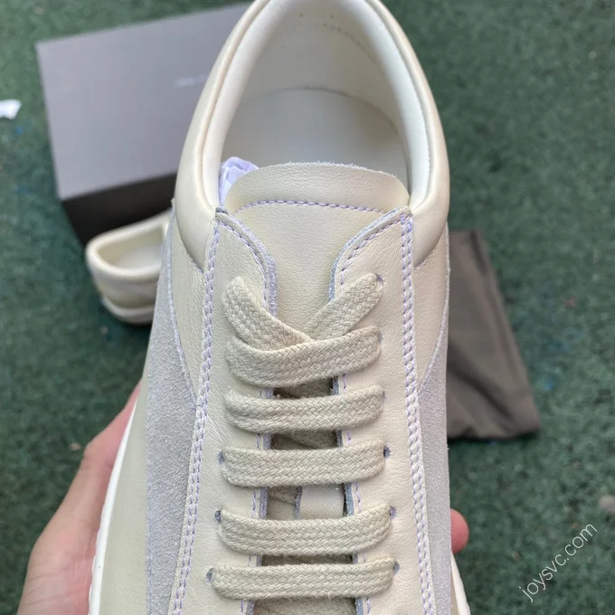 Rick Owens Beige Grey Low-Top