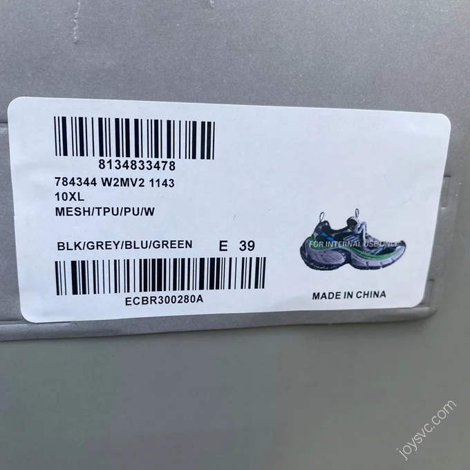 Balenciaga 10XL Green Grey Black