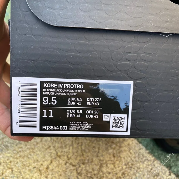 Nike Kobe 4 Protro Black FQ3544-001